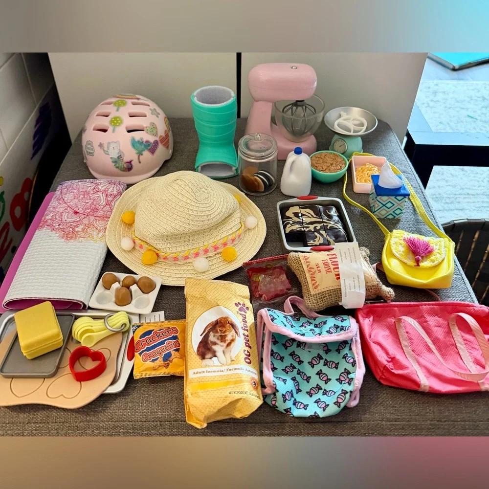 OUR GENERATION Doll Clothes Bundle + Shoes & Accessories Lot
